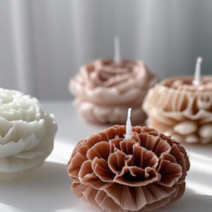 Flower candle -Bougie Décorative