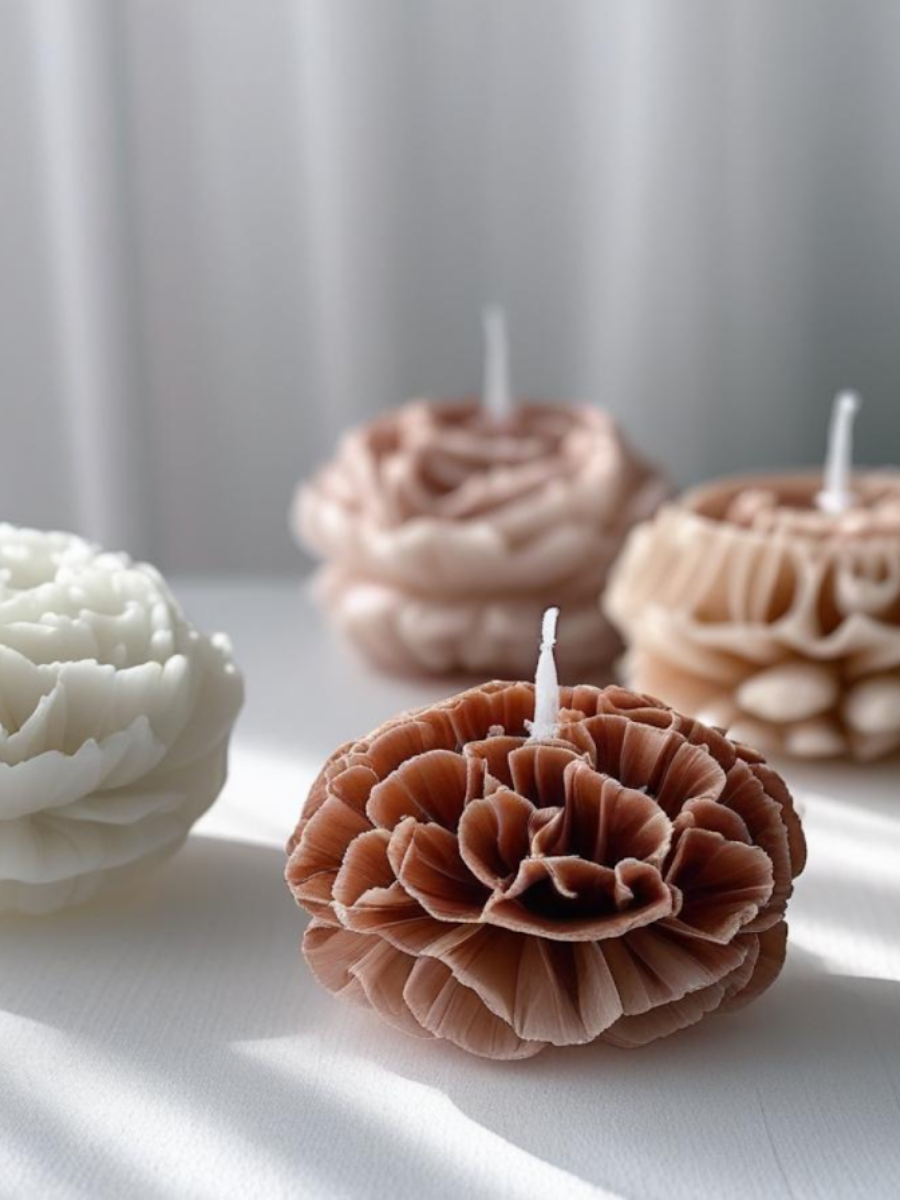 Flower candle -Bougie Décorative